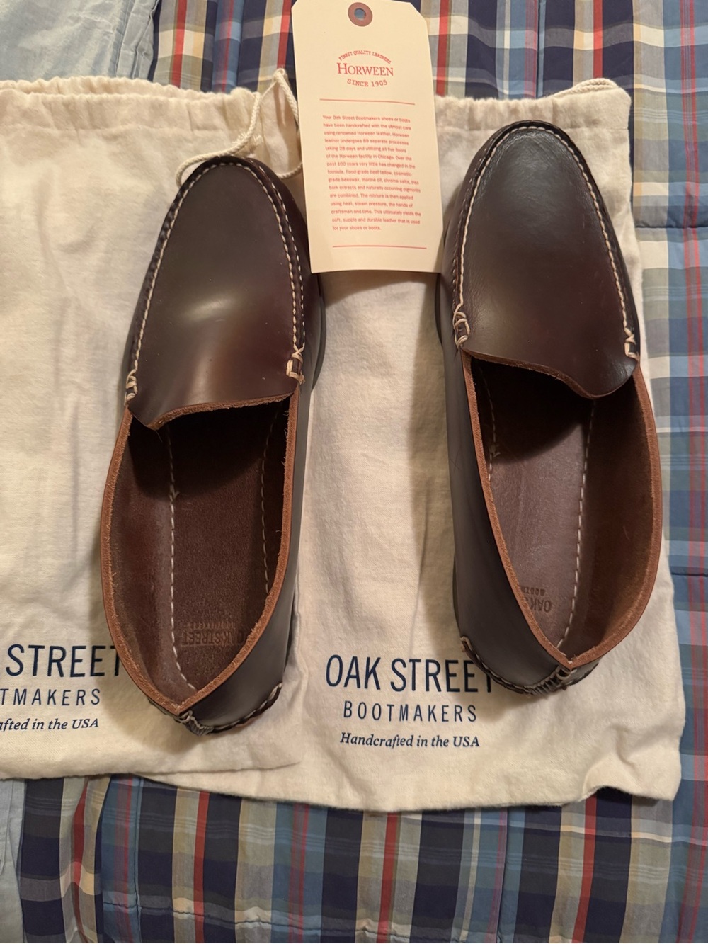 Men’s Brown Leather Slip-On Loafers